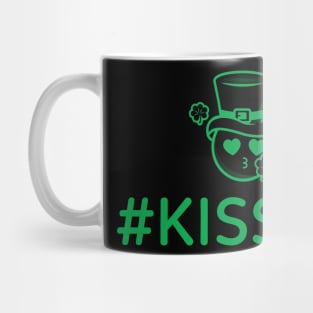 kiss me funny st patricks day Mug